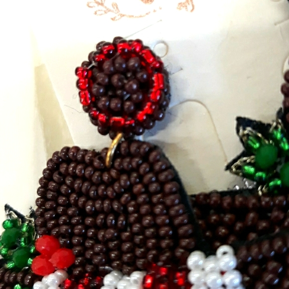 Christmas Seed Bead Cowboy Hat NEW - Picture 5 of 8